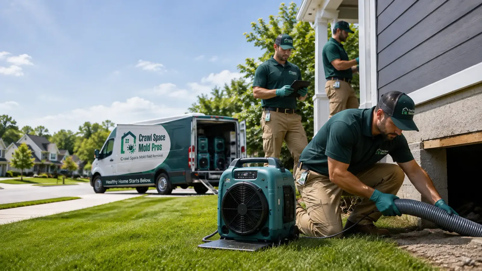 Crawl Space Mold Removal in Bethel, CT